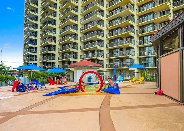 Gorgeous Beachfront With Balcony Pools Gym & Game Holiday home